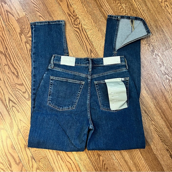 NWT Everlane Cheeky Split-Hem Jean - Washed Midnight (Size 29) - Picture 5 of 10